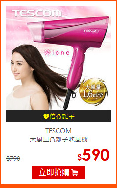 TESCOM<BR>
大風量負離子吹風機