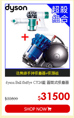 dyson Ball fluffy+ CY24藍 圓筒式吸塵器