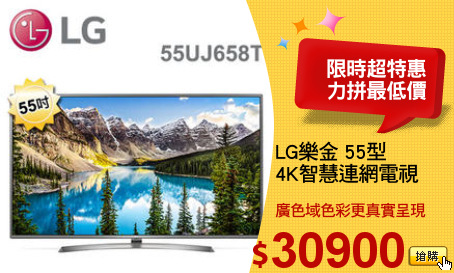 LG樂金 55型
4K智慧連網電視