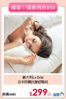 義大利La Belle<BR>
日本防蹣抗菌舒眠枕