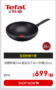 法國特福Tefal 輕食光不沾小炒鍋(28cm)