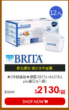 ★2件超值組★德國 BRITA MAXTRA plus濾芯(6入裝)