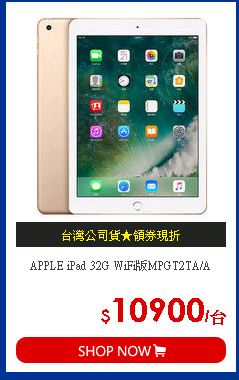 APPLE iPad 32G WiFi版MPGT2TA/A