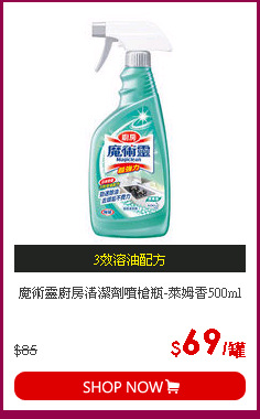 魔術靈廚房清潔劑噴槍瓶-萊姆香500ml