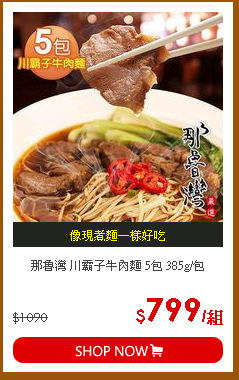 那魯灣 川霸子牛肉麵 5包 385g/包