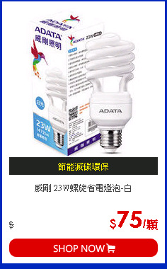 威剛 23W螺旋省電燈泡-白