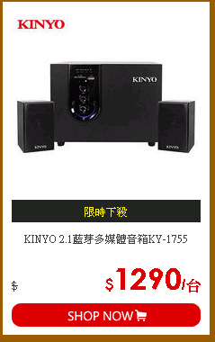 KINYO 2.1藍芽多媒體音箱KY-1755