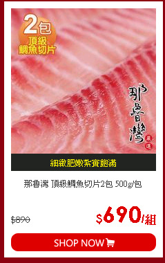 那魯灣 頂級鯛魚切片2包 500g/包