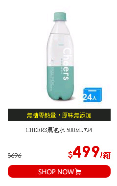 CHEERS氣泡水 500ML*24