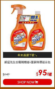 威猛先生去霉劑噴槍+重裝特價組合包