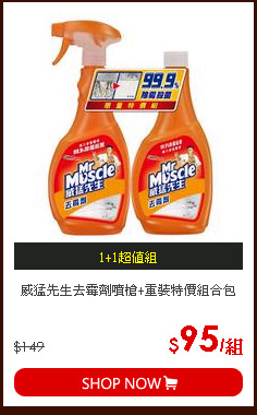 威猛先生去霉劑噴槍+重裝特價組合包