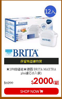 ★2件超值組★德國 BRITA MAXTRA plus濾芯(6入裝)