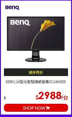 BENQ 24型光智慧護眼螢幕GL2460BH
