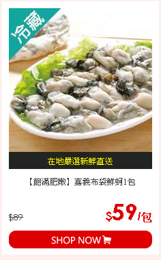 【飽滿肥嫩】嘉義布袋鮮蚵1包