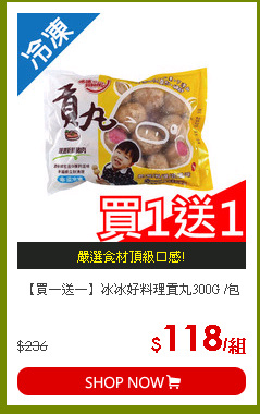 【買一送一】冰冰好料理貢丸300G /包