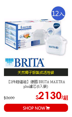 【2件超值組】德國 BRITA MAXTRA plus濾芯(6入裝)
