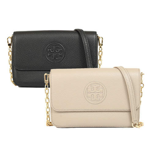 Tory Burch 
荔枝皮鍊帶迷你斜背包